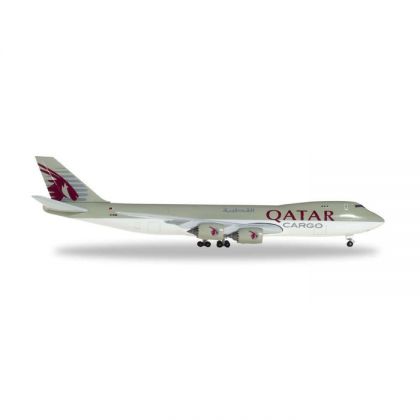 HERPA QATAR AIRWAYS CARGO BOEING 747-8F 1/500 